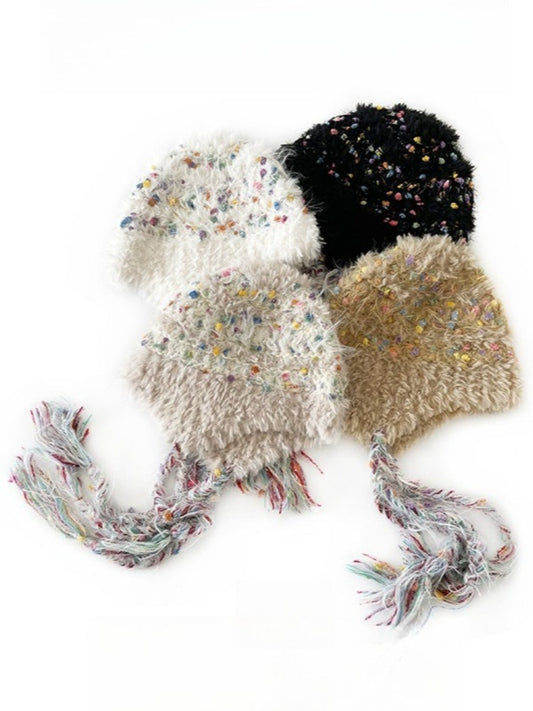 Haila - Knitted Plush Beanie with Earflap