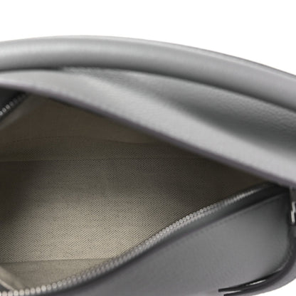 Soft Grained Calfskin Small Puzzle Edge Bag Pearl Grey