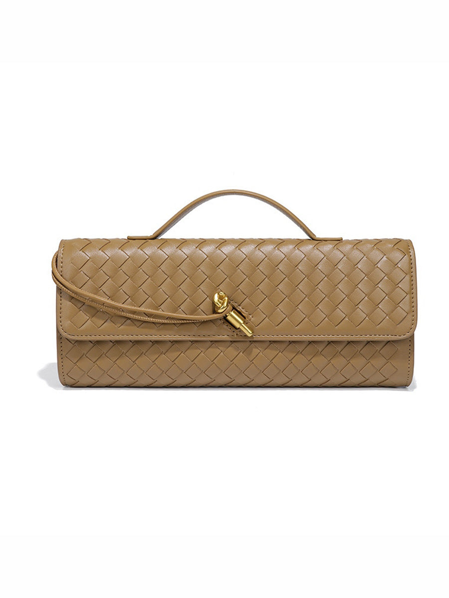 Penelope Woven Baguette Handbag