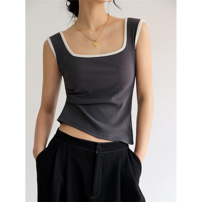 The Little Knitted Camisole With V Neck