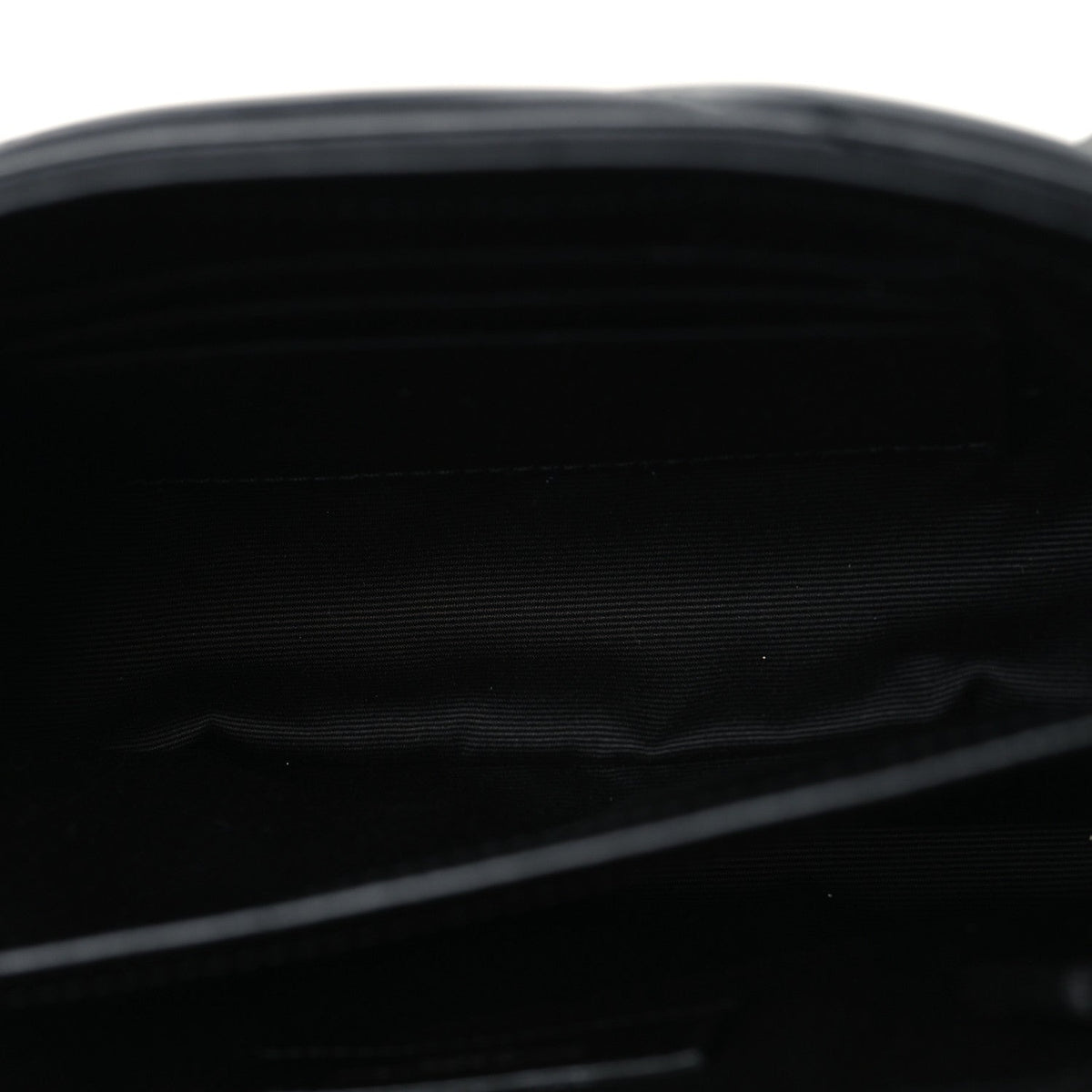 Calfskin Y Quilted Monogram Monochrome Toy Loulou Crossbody Bag Black