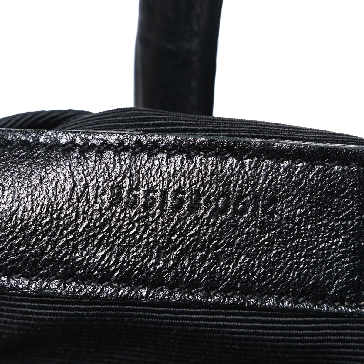 Calfskin Crocodile Embossed Small Sac de Jour Black