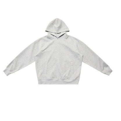 Solid Color Hooded Sweatshirt