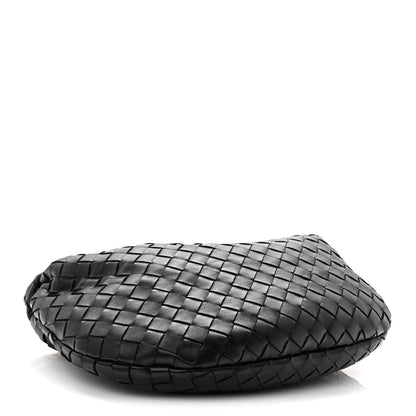 Nappa Intrecciato Teen Jodie Hobo Black