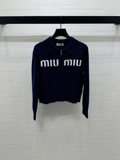 MIUMIU POLO KNIT SWEATER STYLE 750