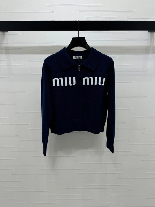 MIUMIU POLO KNIT SWEATER STYLE 750