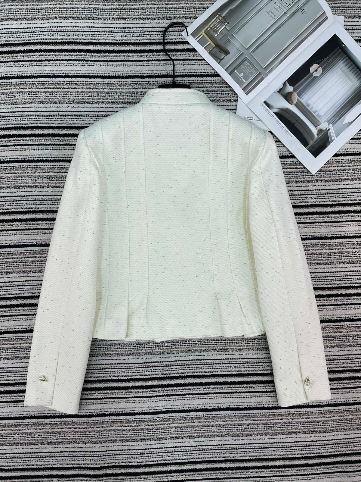 CD 26 White Cotton Jacket 112627