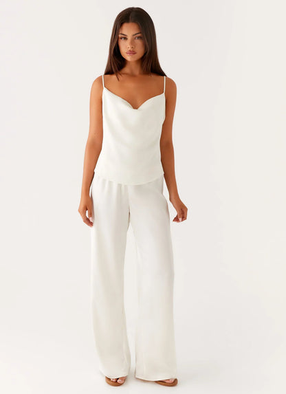 Deacon Low Rise Pants - Butter