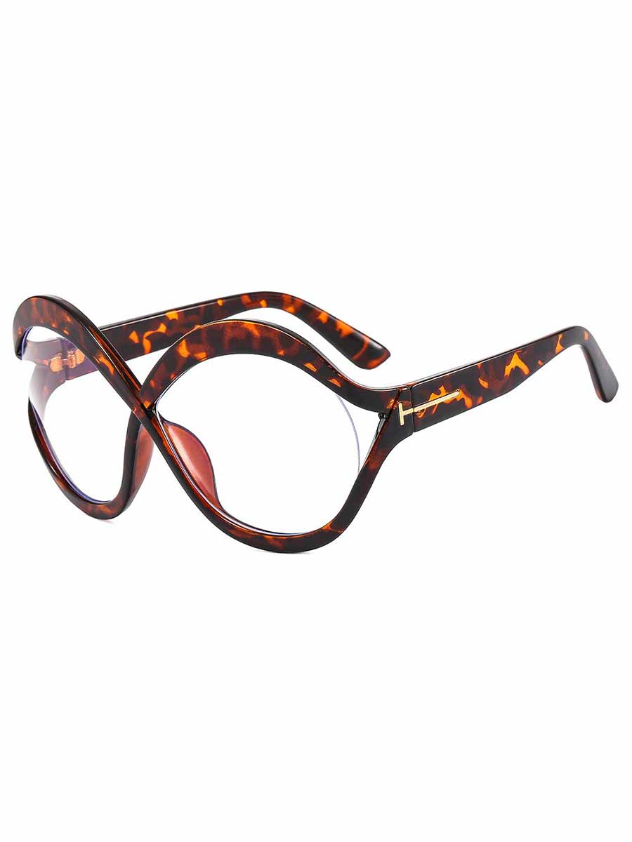 Rafaela Round Cross-Framed Sunglasses