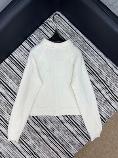 Chanel 2025 Knitted Cardigan Wool Cashmere 730266