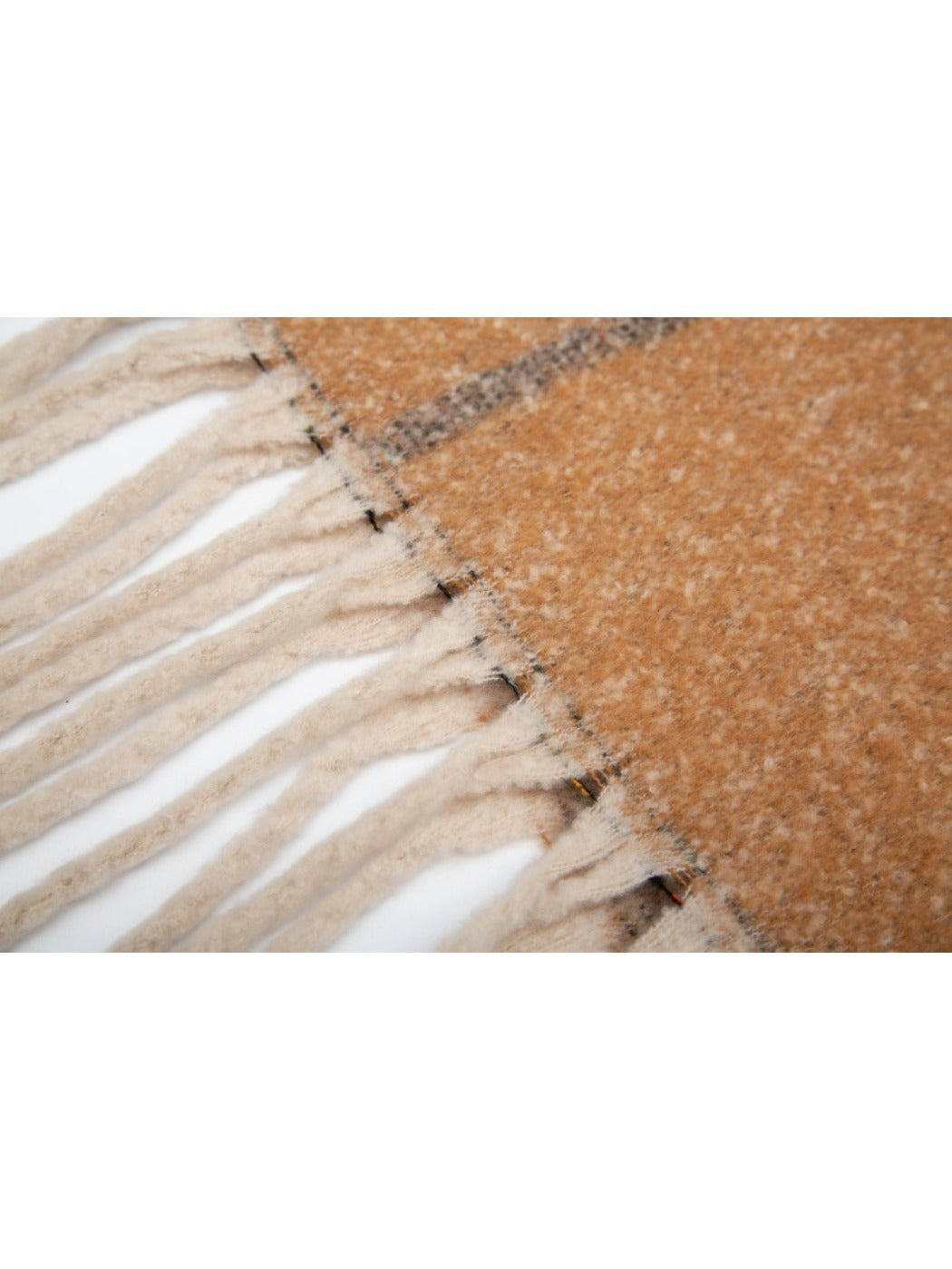 Scarvii - Winter Tassel Plaid Jacquard Scarf
