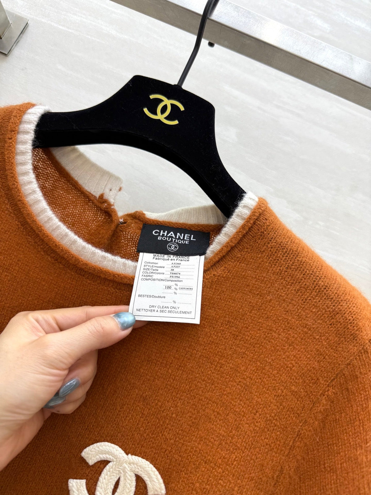 CHANEL SHORT SLEEVE TOP STYLE 262