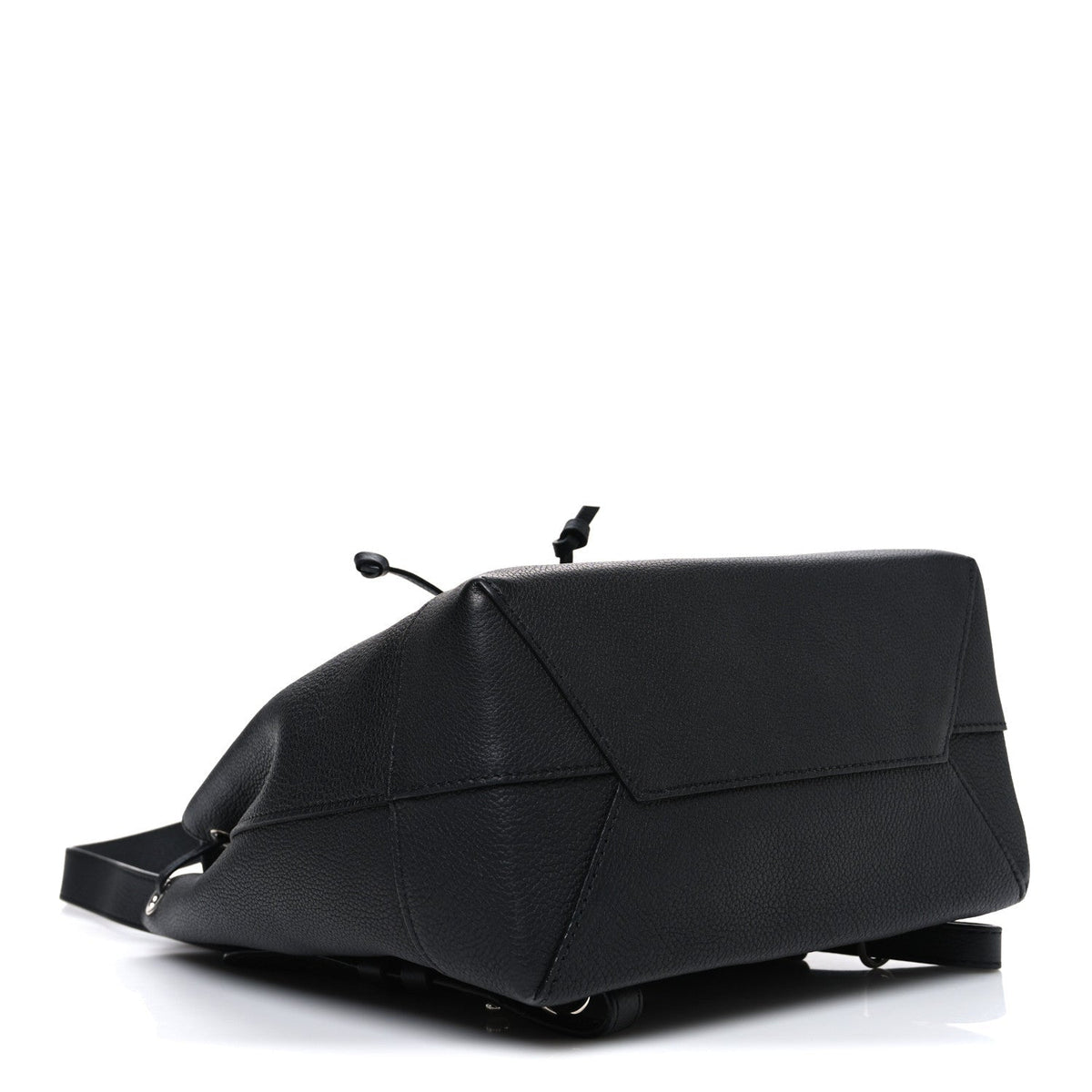Calfskin Lockme Backpack Black