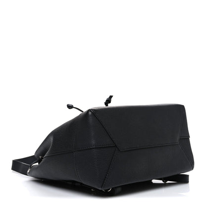 Calfskin Lockme Backpack Black