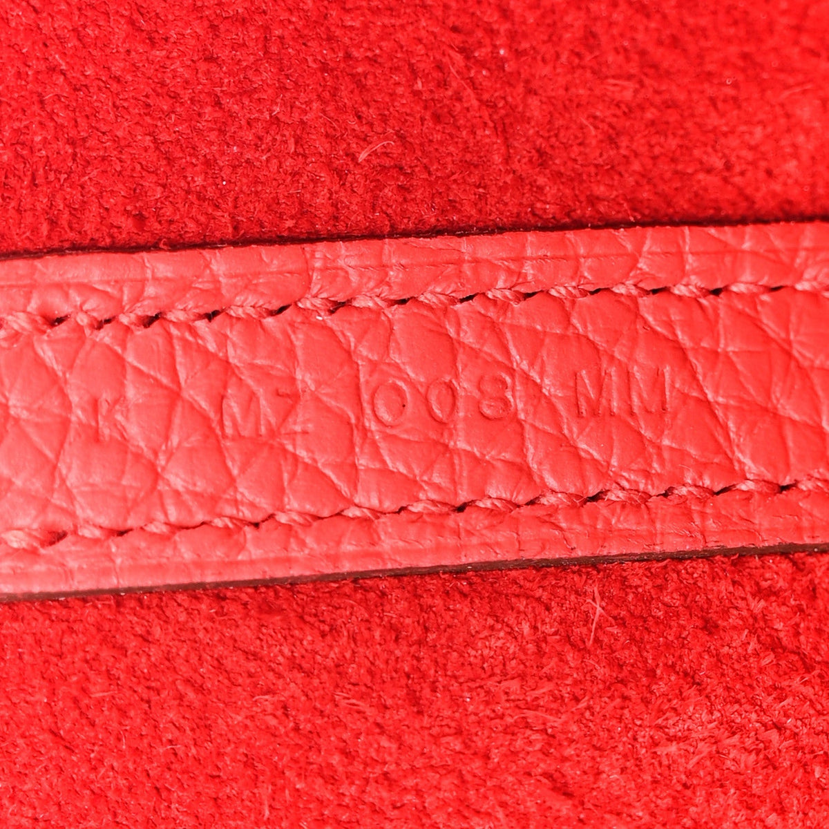 Taurillon Clemence Picotin Lock 22 MM Rouge de Coeur