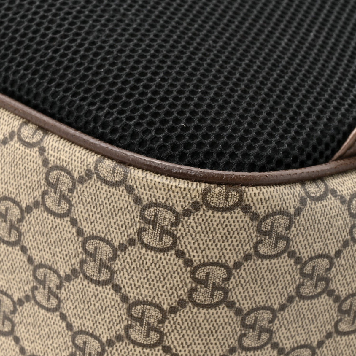 GG Supreme Monogram Medium Ophidia Day Backpack Brown