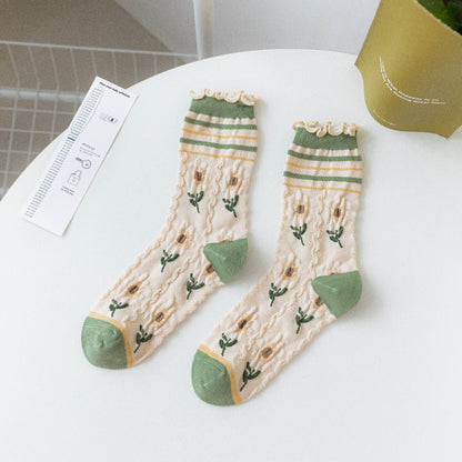 Rufia -  Green Series Women's Crew Socks
