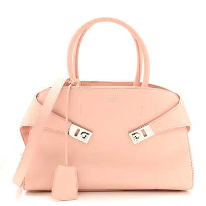 Calfskin Medium Hug Bag Pink