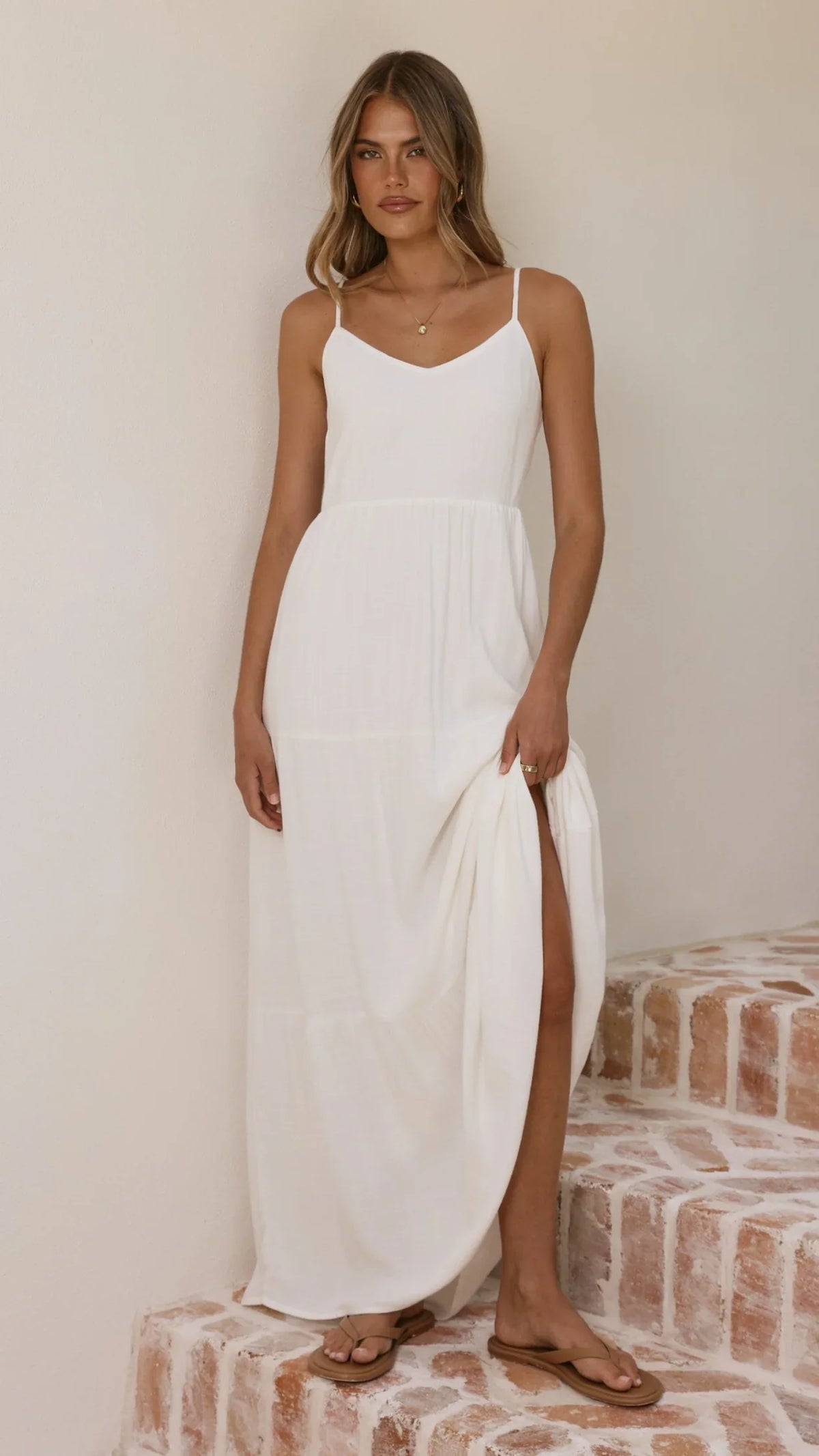 Shelley Maxi Dress - White