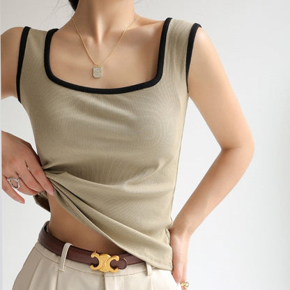 The Little Knitted Camisole With V Neck