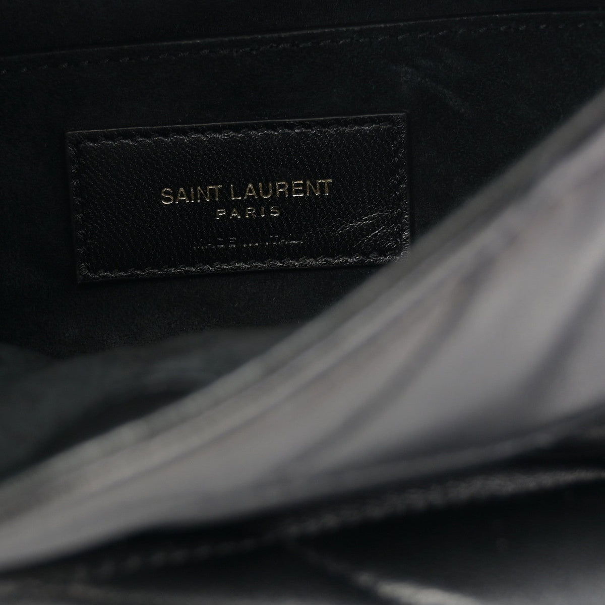 Lambskin Quilted Le 57 Diamond Shoulder Bag Black