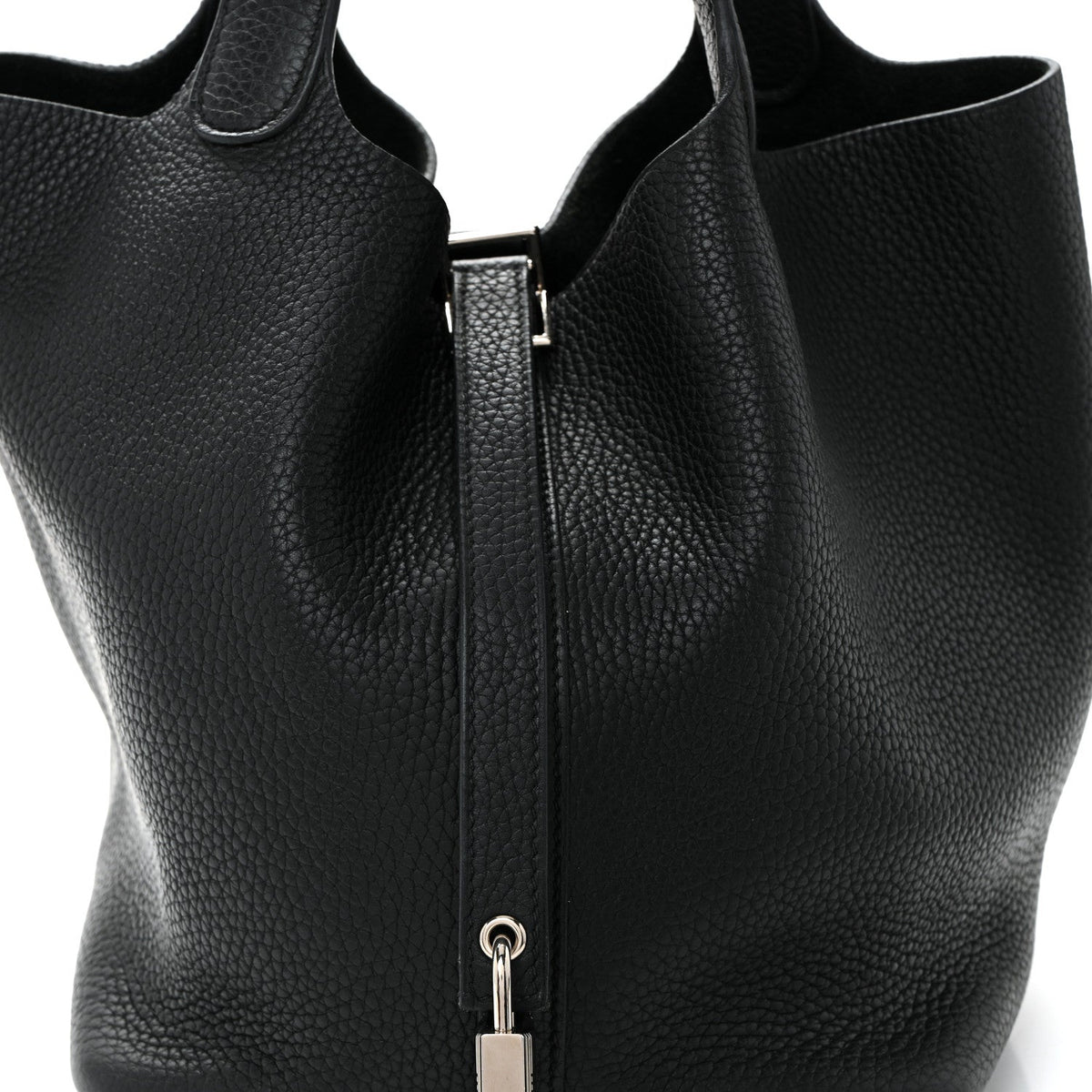 Taurillon Clemence Picotin Lock 22 MM Black