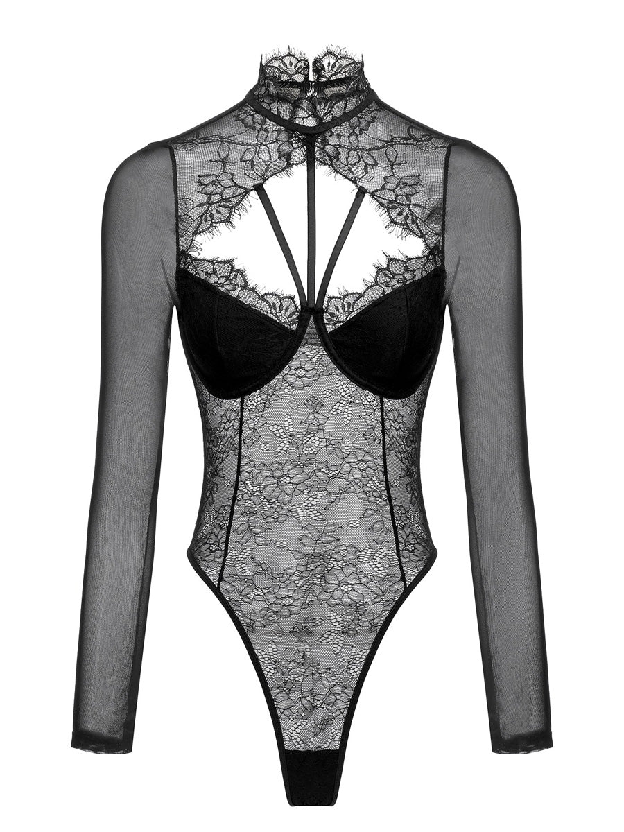 Kalina Lace Long Sleeve Jumpsuit