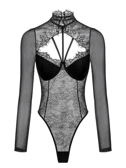 Kalina Lace Long Sleeve Jumpsuit