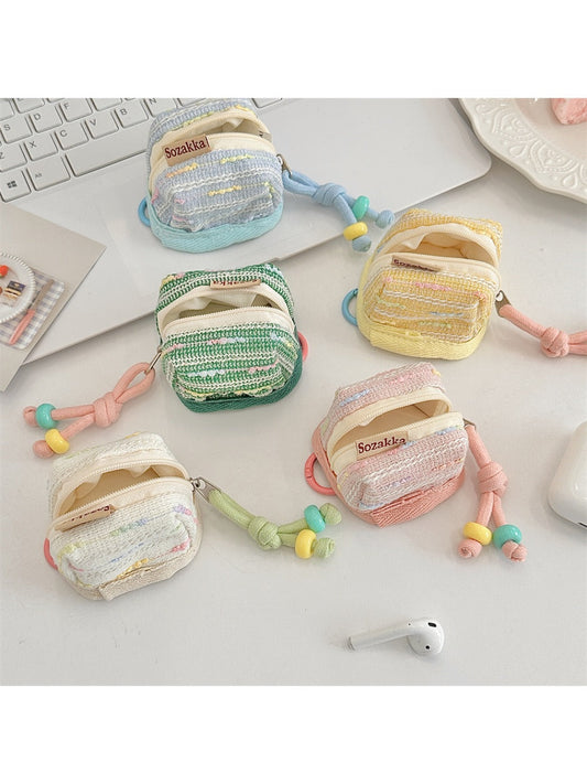 Cosbai - Cute Bluetooth Earbuds Pouch with Lanyard