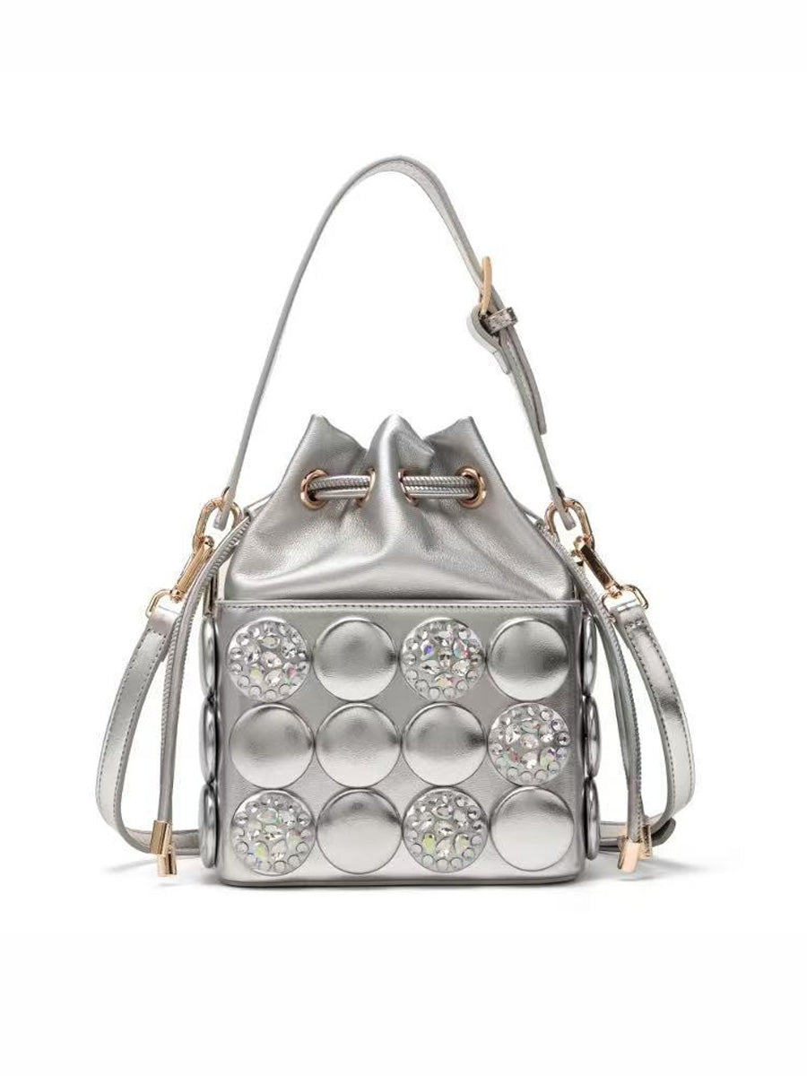 Persephone Retro-Button Cylindrical Bag