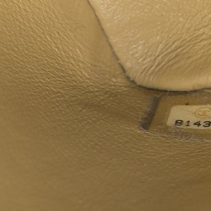 Caviar Quilted Medallion Tote Beige