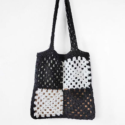 Crochet Granny Square Bag Square Hand Hook Bag