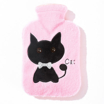 Cartoon Printed Flannelette Infusing Water Hot Water Bag