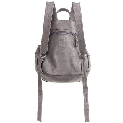 Plain Large Capacity Riveted Shoulders Bag