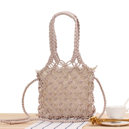 Crochet Market Bag Cross-Body Bag In Hand