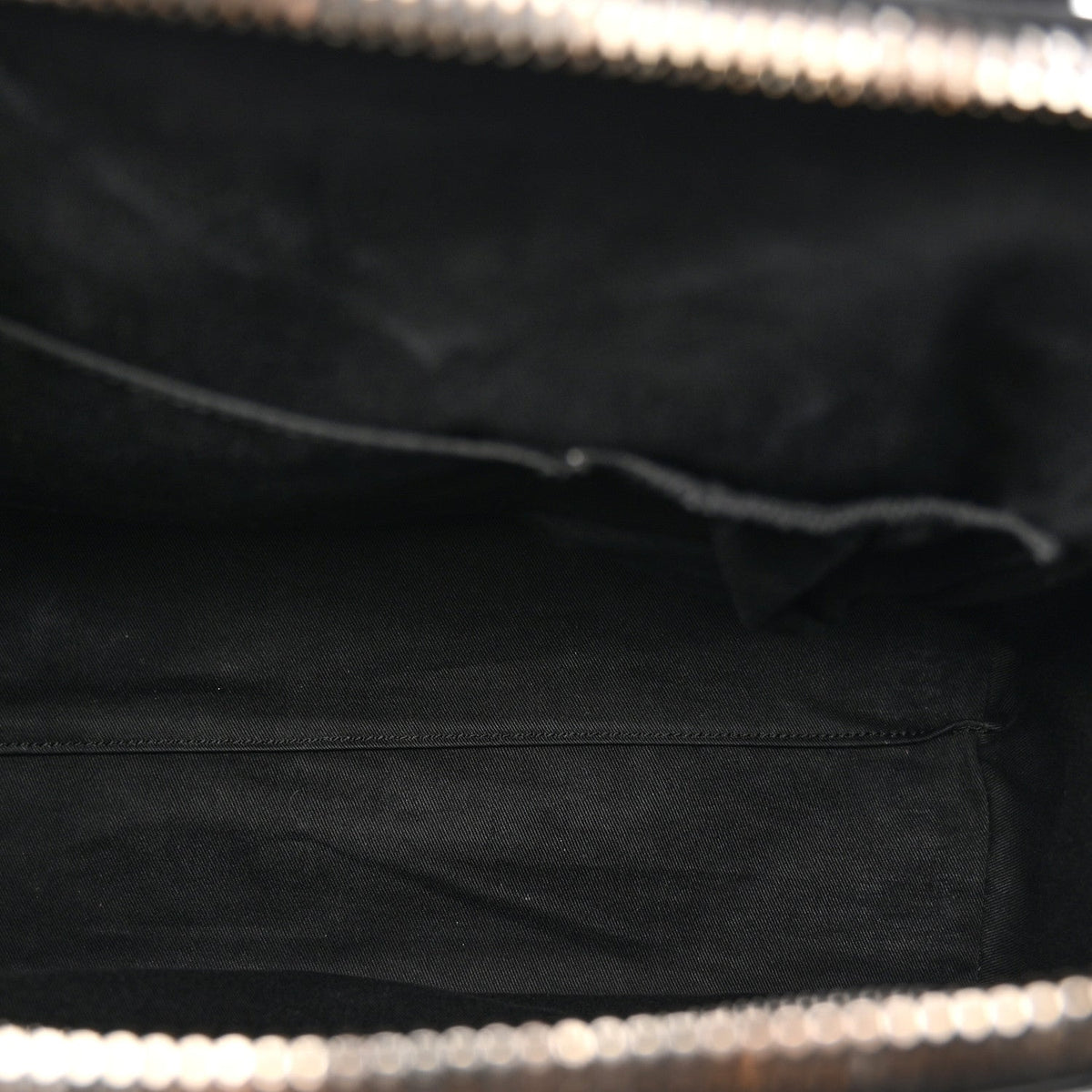 Shiny Lord Calfskin Medium Antigona Black
