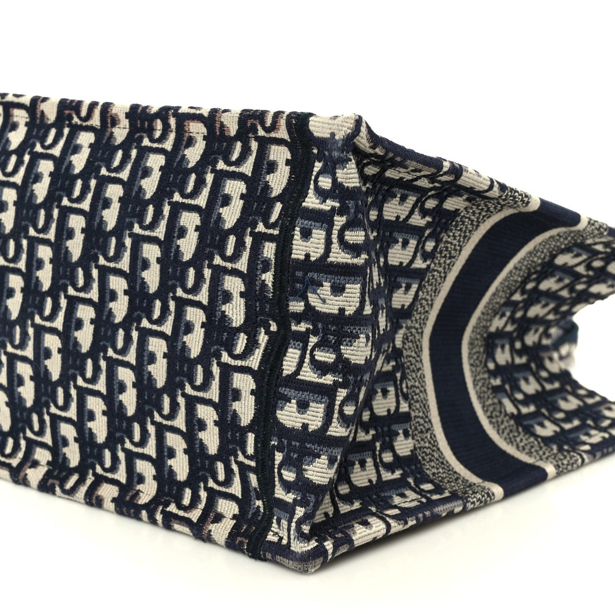 Oblique Medium Book Tote Blue Multicolor