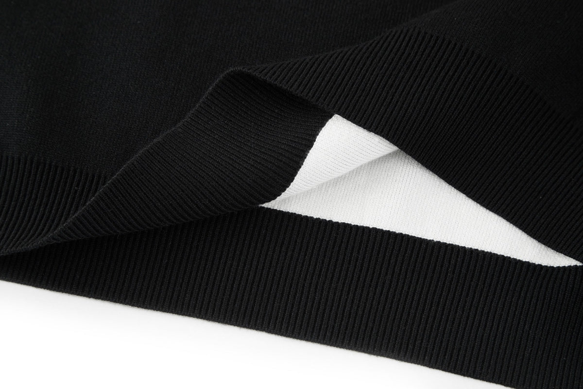 Balenciaga 25 Sweater Black Wool 0002