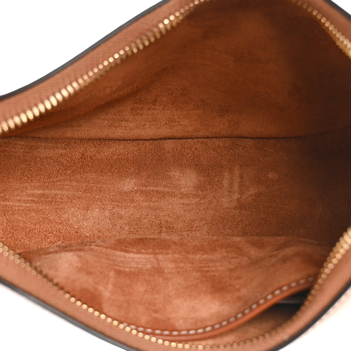 Smooth Calfskin Medium Strap Ava Shoulder Bag Tan