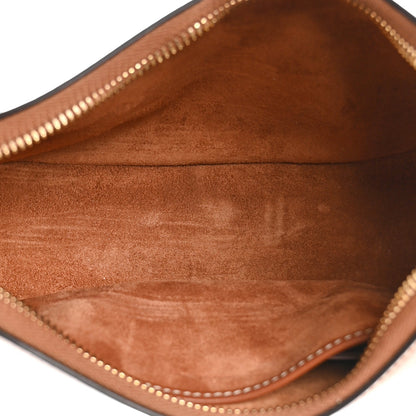 Smooth Calfskin Medium Strap Ava Shoulder Bag Tan