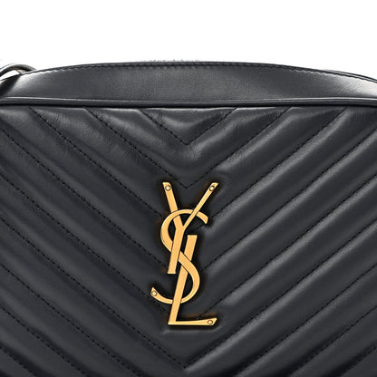 Calfskin Matelasse Monogram Lou Camera Bag Navy