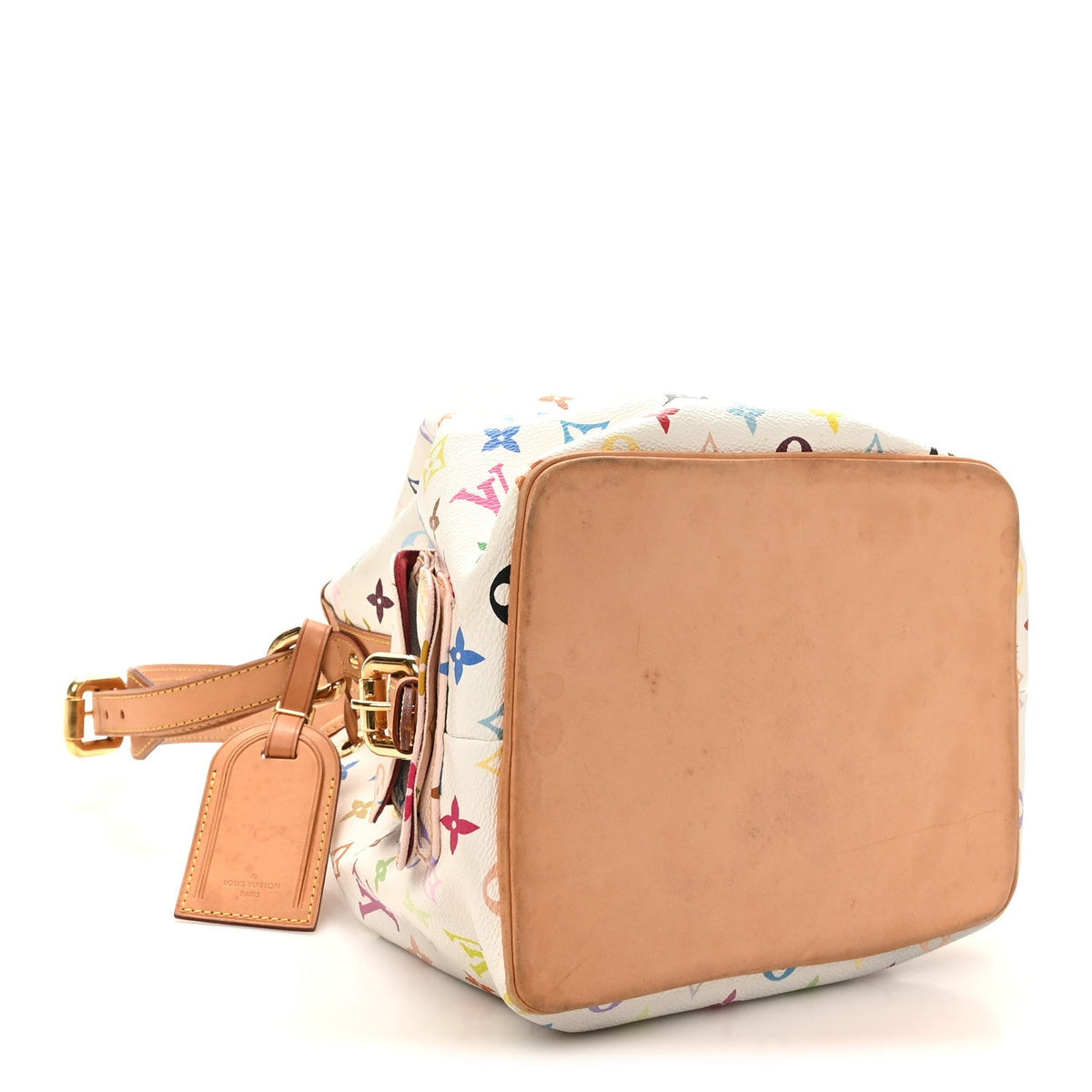 Monogram Multicolor Petit Noe White