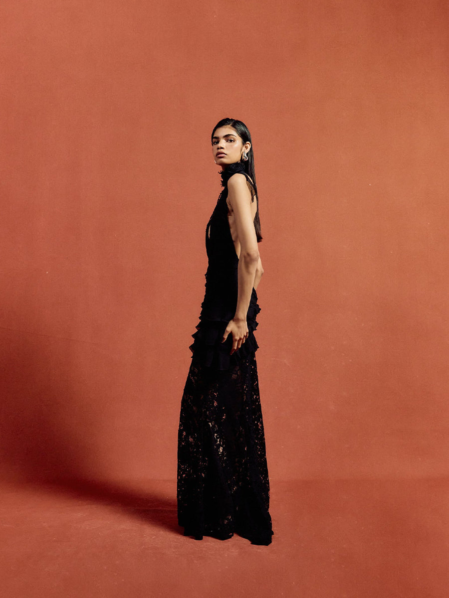 Anabella Maxi Dress In Black