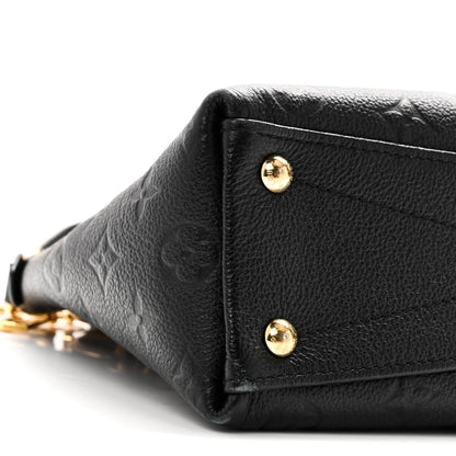 Empreinte V Tote BB Black Creme