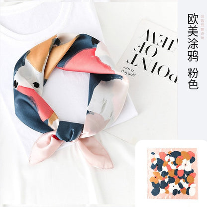 Fashion Print Square Scarf