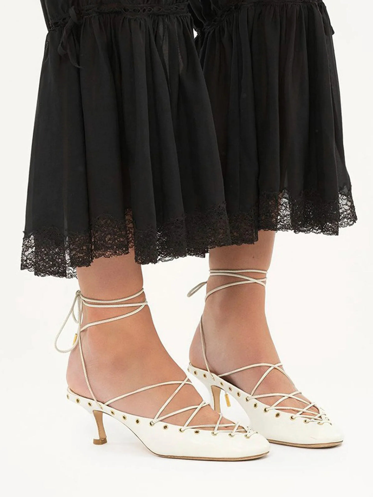 Aniya Strappy Cut-out Ballet Sandals