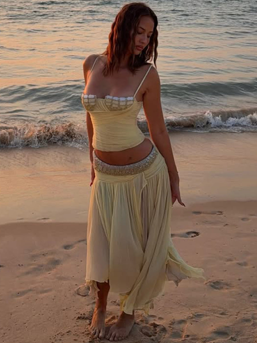Cassidy Chiffon Two Piece Set