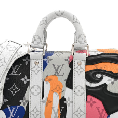 Monogram Calfskin Keepall Bandouliere 25 Multicolor