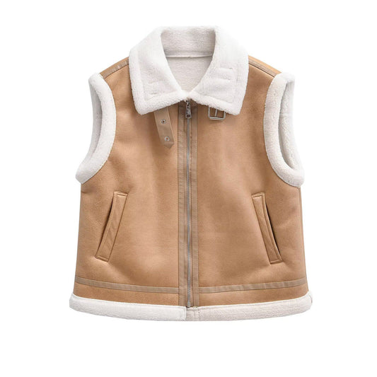 Fur Leather Vest