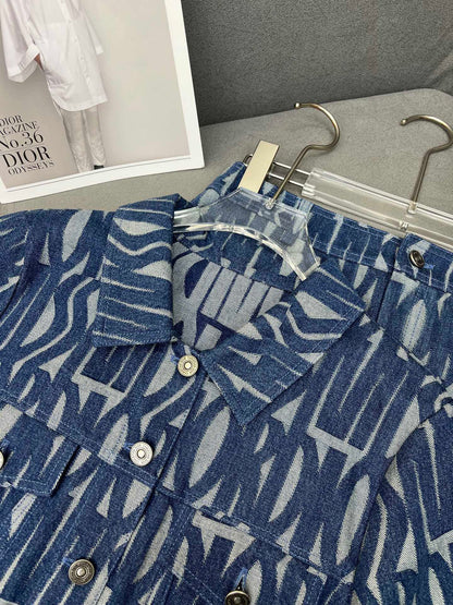 Dior 25C Polo Shirt Mix Long Skirt 228765
